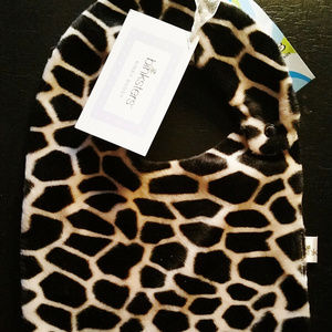 BINKSTERS Baby BIB New With Tag Reversible GIRAFFE